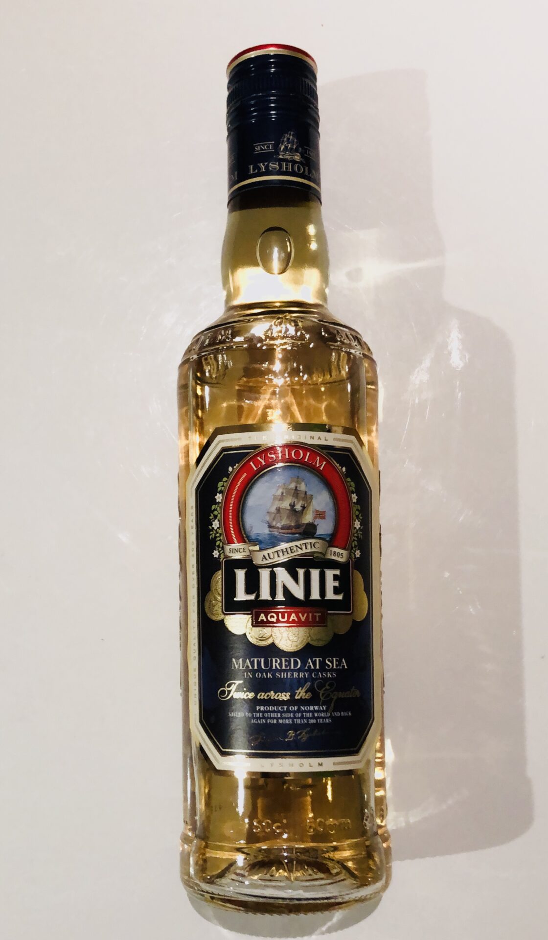 きれい 蒸留酒 LINIE AQUAVIT リニア アクアヴィット 41.5度 未開封